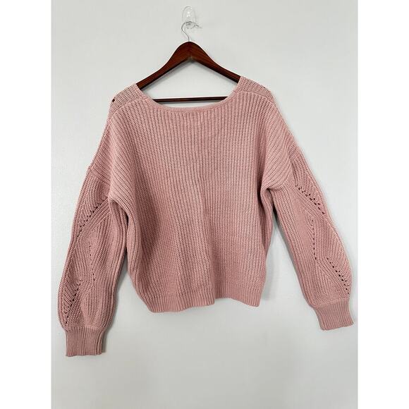 Blue Rain Knit Sweater Size Large - Picture 3 of 3